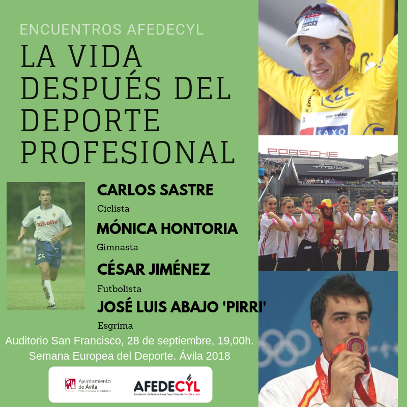 Afedecyl se suma a la Semana Europea del Deporte en Ávila con la jornada: ‘La vida después del deporte profesional’