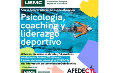 Hasta el 26 de enero abierto el plazo de inscripción para el CUE en Psicología, Coaching y Liderazgo Deportivo