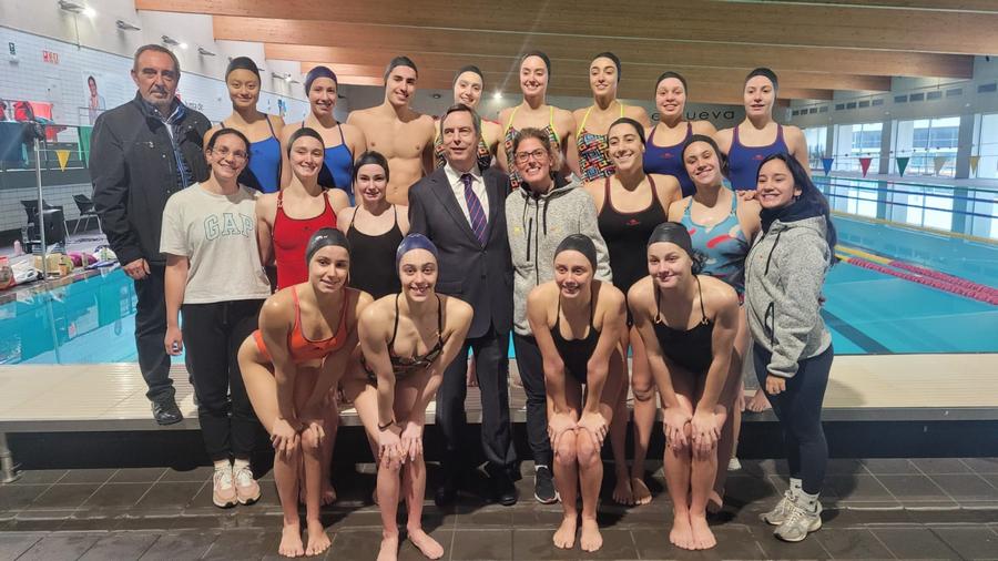 La selección española junior de natación artística se concentra en Valladolid